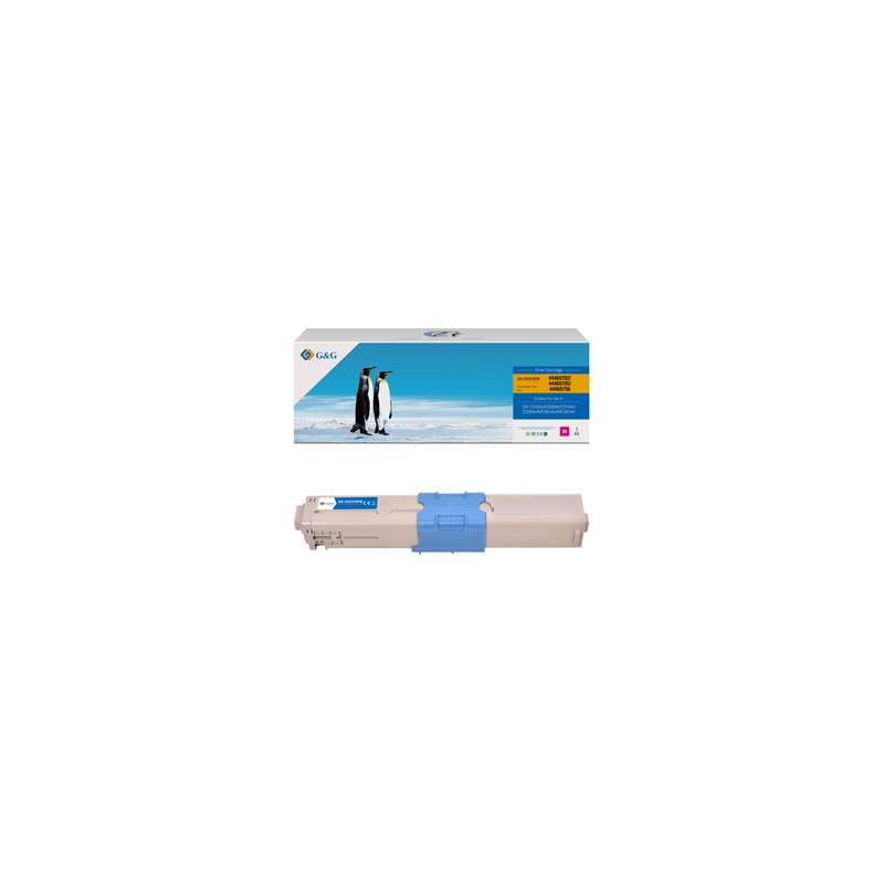 G&G kompatybilny toner z OKI 44469705, NT-CO310M, magenta, 2000s