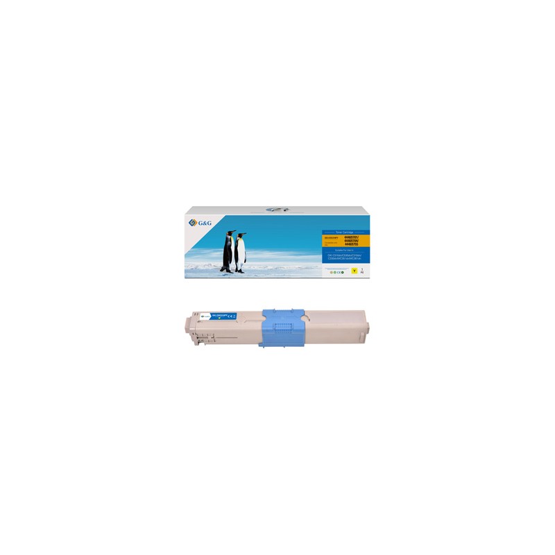 G&G kompatybilny toner z OKI 44469704, NT-CO310Y, yellow, 2000s