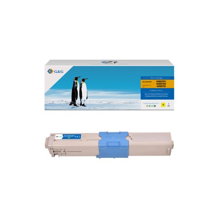 G&G kompatybilny toner z OKI 44469704, NT-CO310Y, yellow, 2000s