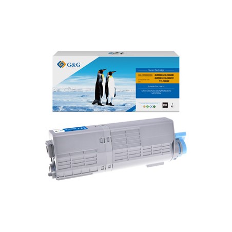 G&G kompatybilny toner z OKI 46490608, NT-COC532XXBK, black, 7000s