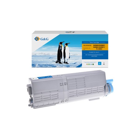 G&G kompatybilny toner z OKI 46490607, NT-COC532XXC, cyan, 6000s