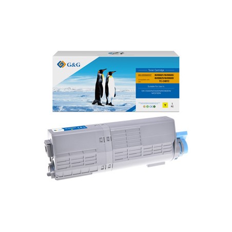 G&G kompatybilny toner z OKI 46490605, NT-COC532XXY, yellow, 6000s
