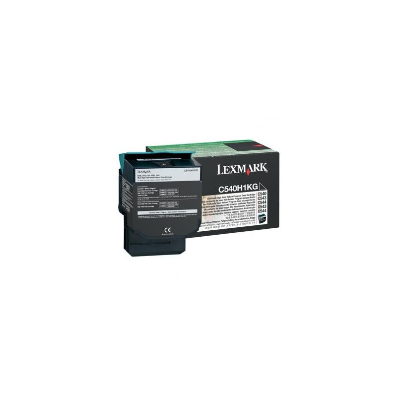 Lexmark oryginalny toner C540H1KG, black, 2500s, high capacity, return