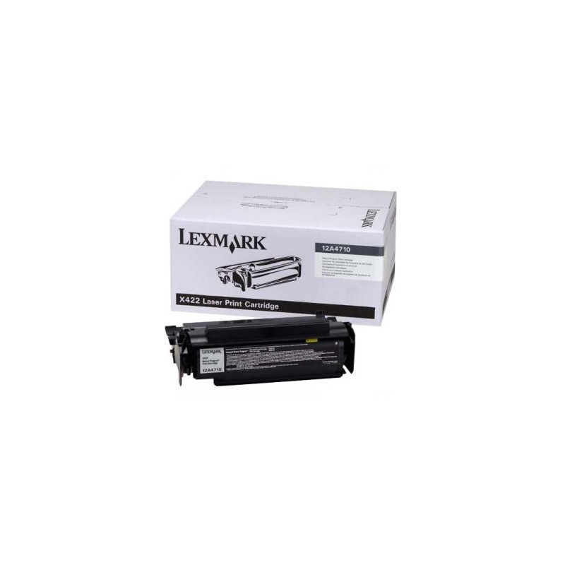 Lexmark oryginalny toner 12A4710, black, 6000s, return