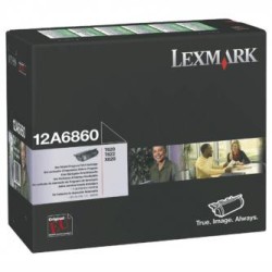 Lexmark oryginalny toner 12A6860, black, 10000s, return