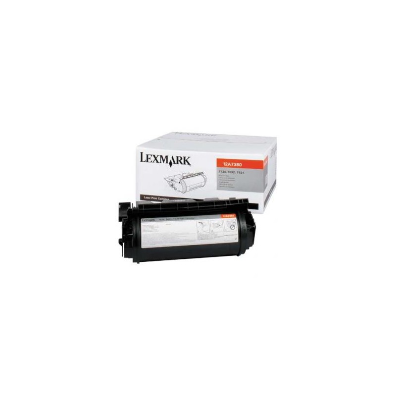 Lexmark oryginalny toner 12A7360, black, 5000s