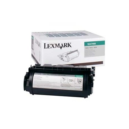 Lexmark oryginalny toner 12A7460, black, 5000s, return