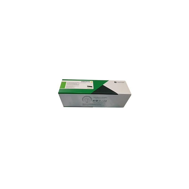 Lexmark oryginalny toner 20N20Y0, yellow, 1500s, return