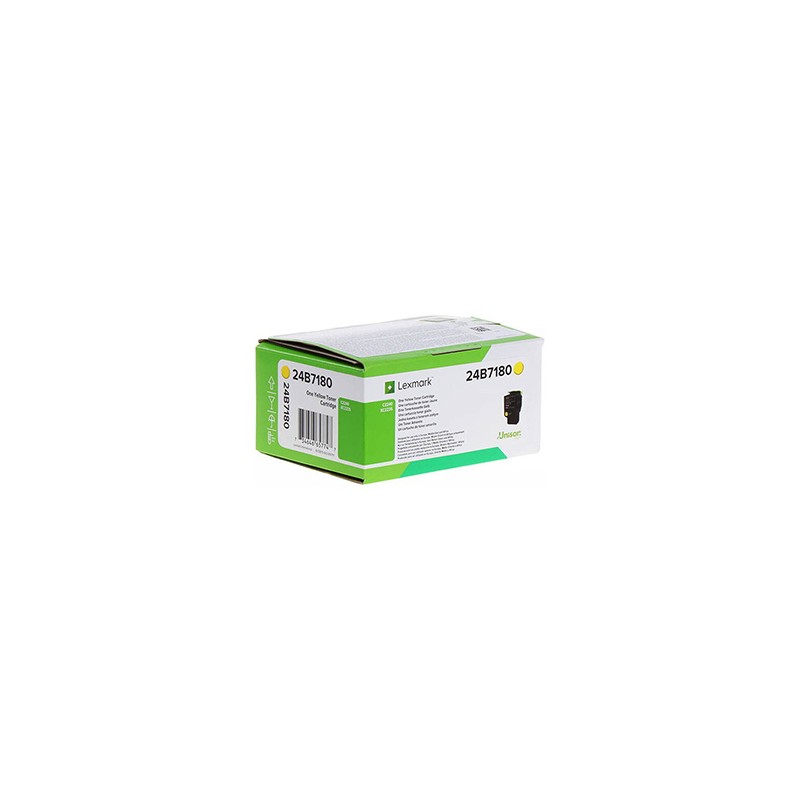 Lexmark oryginalny toner 24B7180, yellow, 6000s