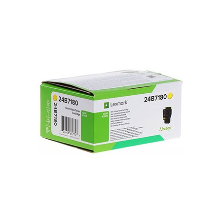 Lexmark oryginalny toner 24B7180, yellow, 6000s