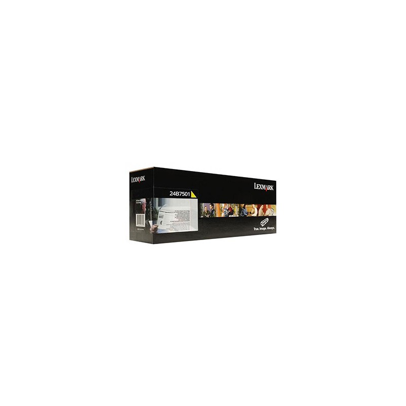 Lexmark oryginalny toner 24B7501, yellow, 6000s