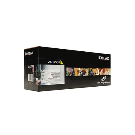 Lexmark oryginalny toner 24B7501, yellow, 6000s