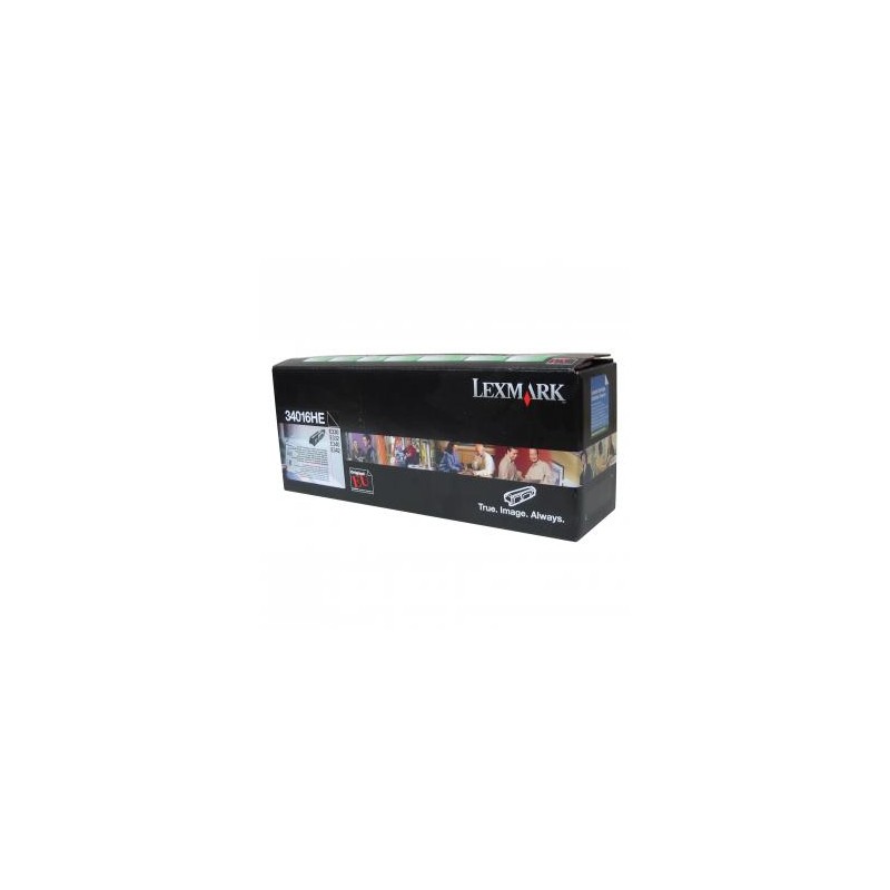 Lexmark oryginalny toner 34016HE, black, 6000s, return