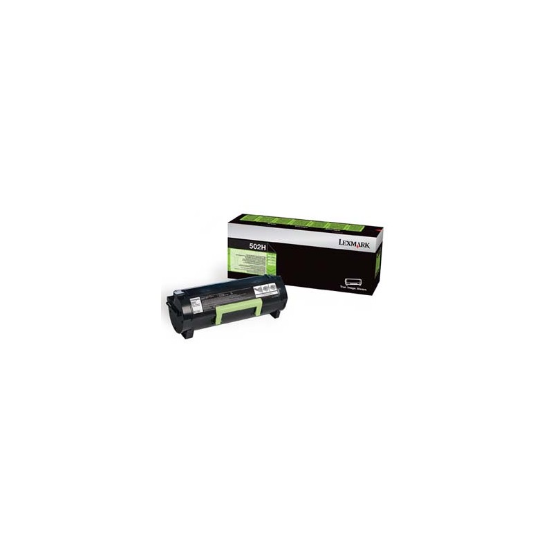 Lexmark oryginalny toner 50F2H00, 502H, black, 5000s, high capacity, return