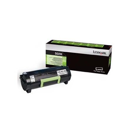 Lexmark oryginalny toner 50F2H00, 502H, black, 5000s, high capacity, return