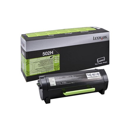 Lexmark oryginalny toner 50F2H0E, 502H, black, 5000s, high capacity, return