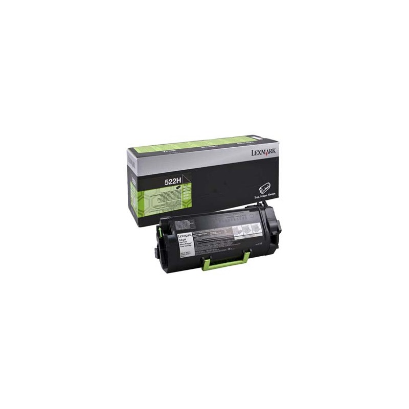 Lexmark oryginalny toner 52D2H0E, 522HE, black, 25000s