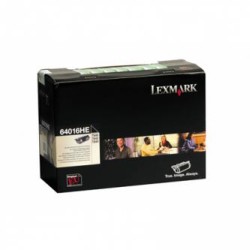Lexmark oryginalny toner 64016HE, black, 21000s, return