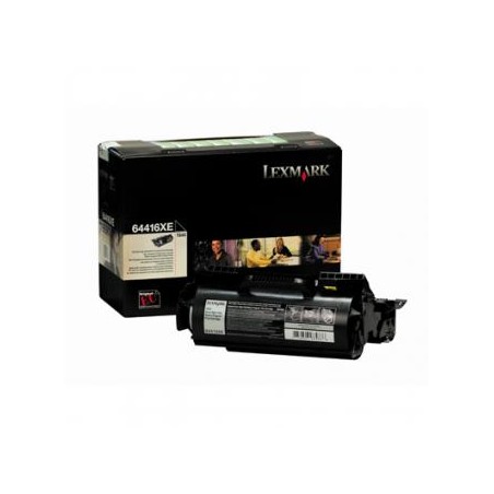 Lexmark oryginalny toner 64416XE, black, 32000s, return