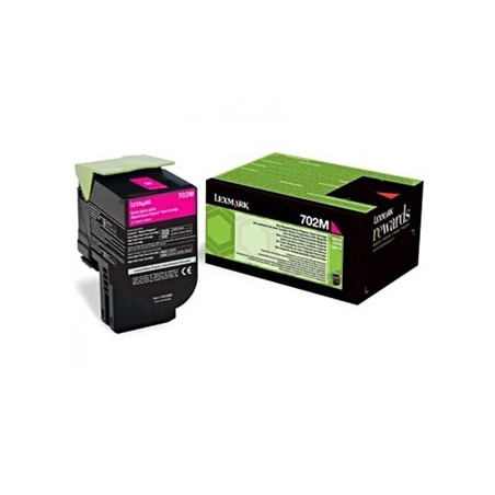 Lexmark oryginalny toner 70C20M0, magenta, 1000s, return