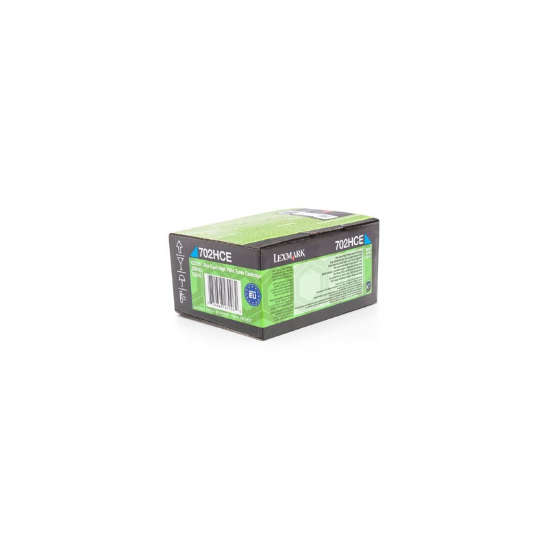 Lexmark oryginalny toner 70C2HCE, cyan, 3000s