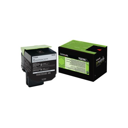 Lexmark oryginalny toner 70C2XK0, black, 8000s, extra duża pojemność, return