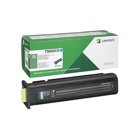 Lexmark oryginalny toner 73B20C0, cyan, 15000s, return
