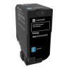 Lexmark oryginalny toner 74C20C0, 74C20C0, cyan, 3000s, return