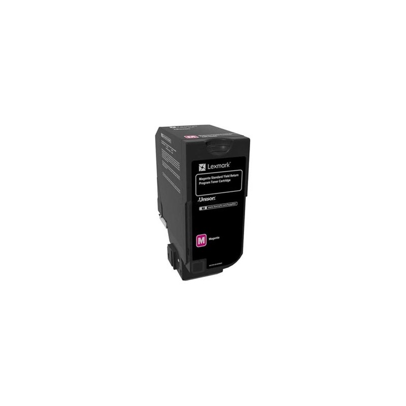 Lexmark oryginalny toner 74C20M0, magenta, 3000s, return
