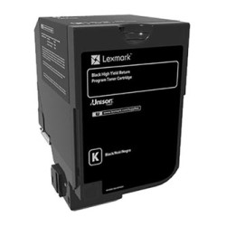 Lexmark oryginalny toner 74C2HK0, black, 20000s, high capacity