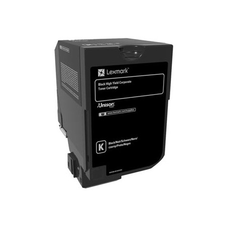 Lexmark oryginalny toner 74C2SK0, black, 7000s, return