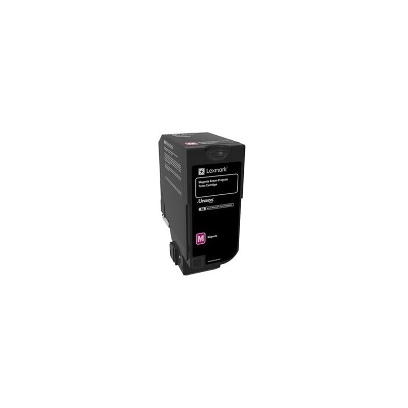 Lexmark oryginalny toner 74C2SM0, magenta, 7000s, return