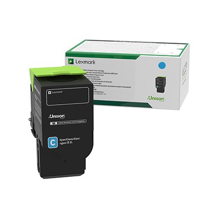 Lexmark oryginalny toner 78C2XC0, cyan, 5000s, extra duża pojemność, return