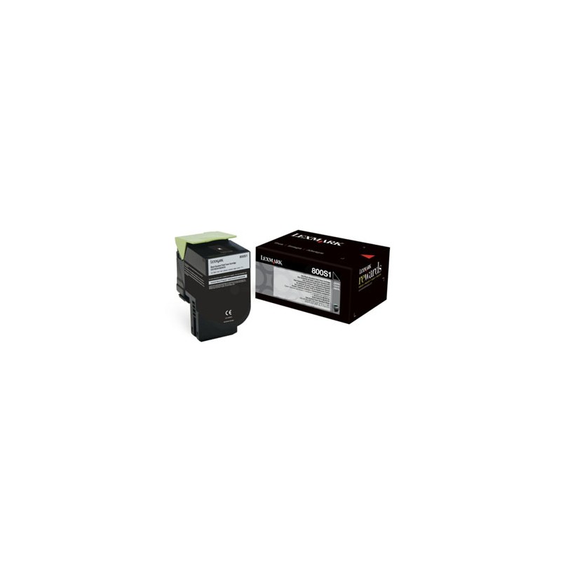 Lexmark oryginalny toner 80C0S10, black, 2500s