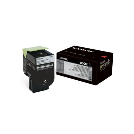 Lexmark oryginalny toner 80C0S10, black, 2500s