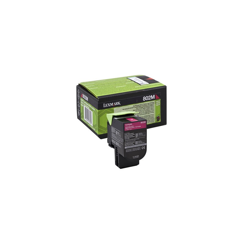 Lexmark oryginalny toner 80C0S20, cyan, 2000s
