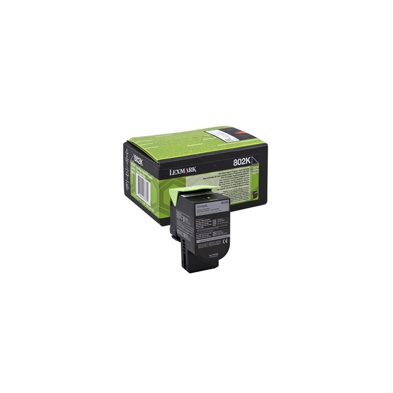Lexmark oryginalny toner 80C20K0, black, 1000s, return