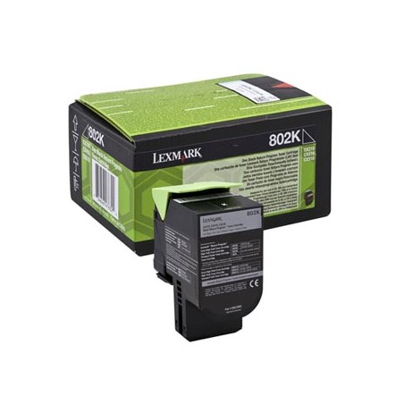 Lexmark oryginalny toner 80C20K0, black, 1000s, return