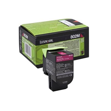 Lexmark oryginalny toner 80C20M0, magenta, 1000s, return