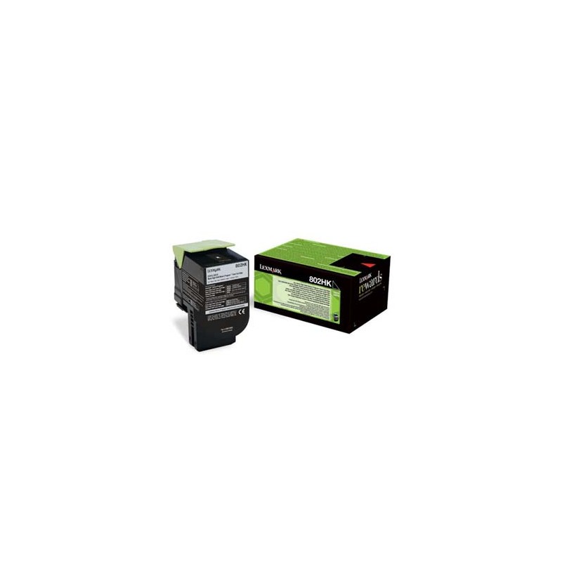 Lexmark oryginalny toner 80C2HK0, black, 4000s, return