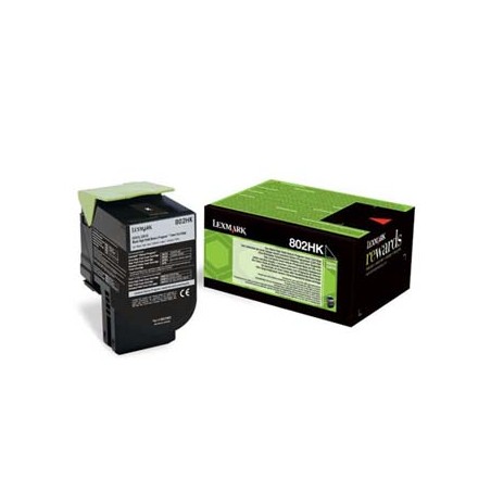 Lexmark oryginalny toner 80C2HK0, black, 4000s, return