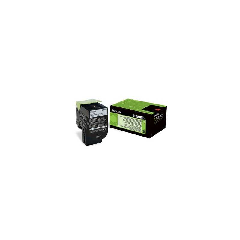 Lexmark oryginalny toner 80C2HKE, black, 4000s