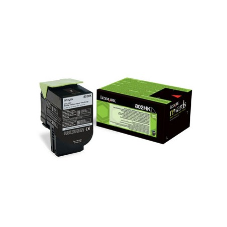 Lexmark oryginalny toner 80C2HKE, black, 4000s
