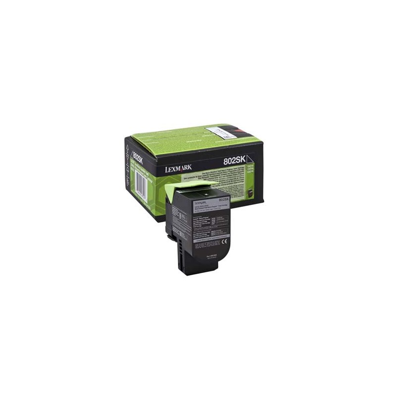 Lexmark oryginalny toner 80C2SK0, black, 2500s, return