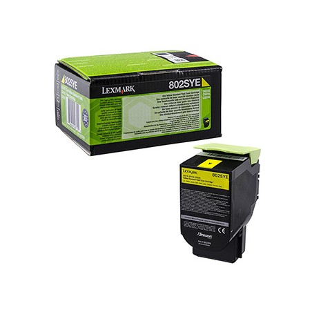 Lexmark oryginalny toner 80C2SYE, yellow, 2000s