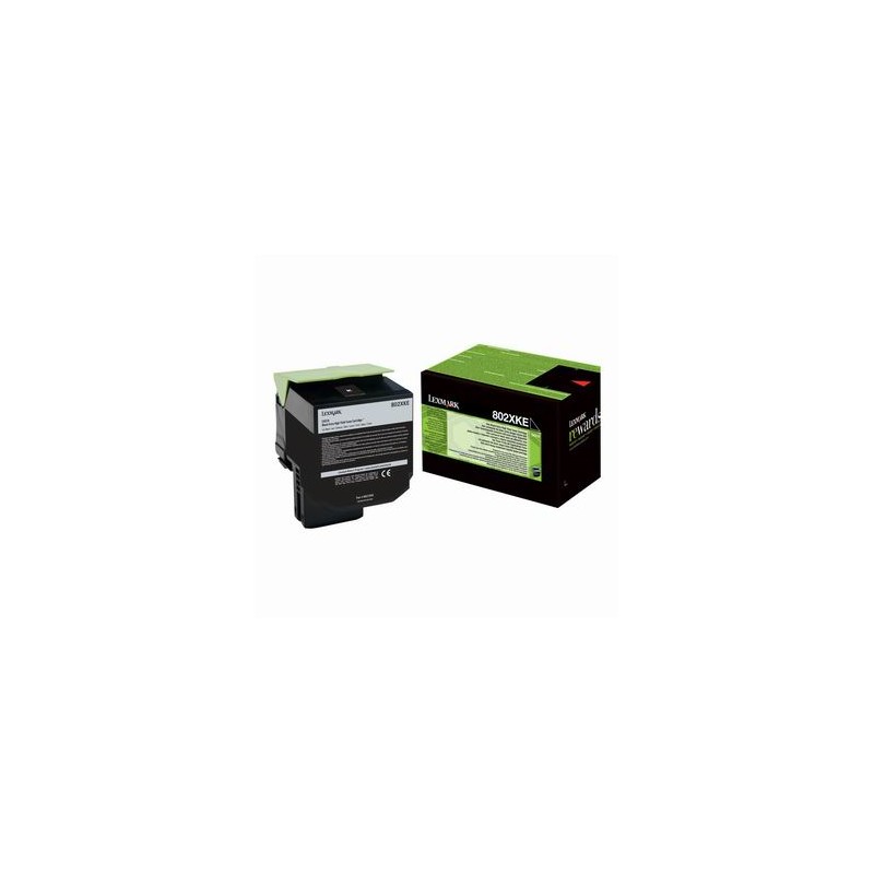 Lexmark oryginalny toner 80C2XKE, black, 8000s