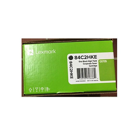 Lexmark oryginalny toner 84C2HKE, black, 25000s, high capacity, return