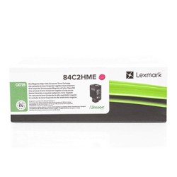 Lexmark oryginalny toner 84C2HME, magenta, 16000s, high capacity, return
