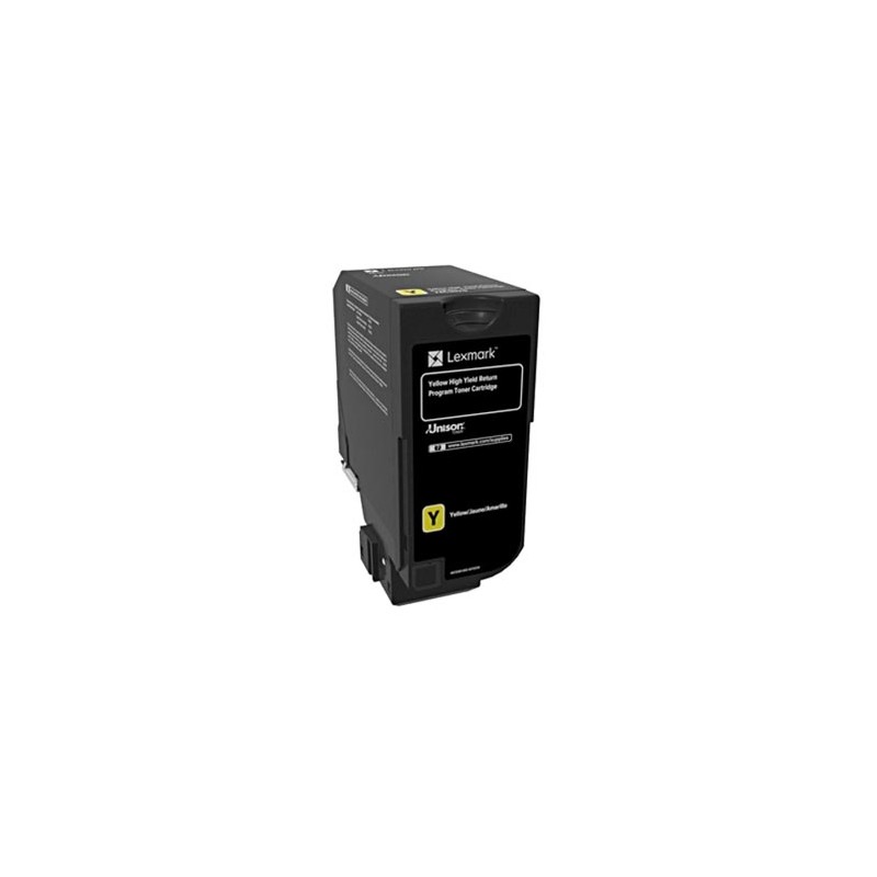 Lexmark oryginalny toner 84C2HY0, yellow, 16000s, return