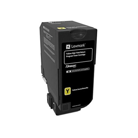 Lexmark oryginalny toner 84C2HY0, yellow, 16000s, return